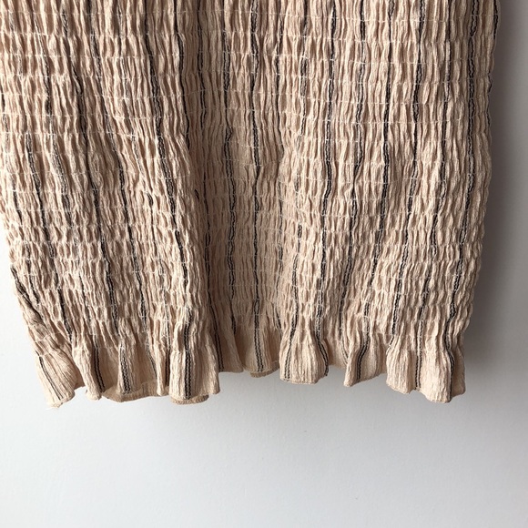 NWT Bershka Striped Smocked Mini Dress! - Picture 11 of 14